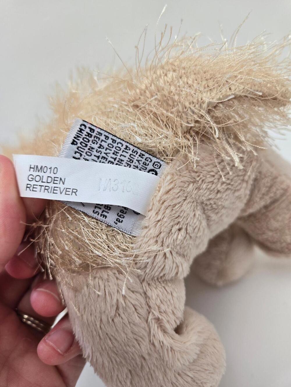 Vintage Webkinz Golden Retriever Plush with No Tag, Ganz Plush (6 inch) - Picture 5 of 5